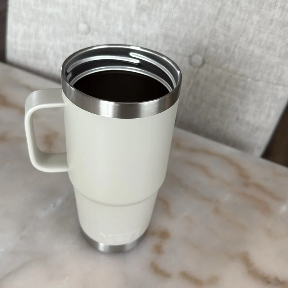 YETI RAMBLER 20 OZ TRAVEL MUG
WITH STRONGHOLD LID CAPE TAUPE - Picture 9 of 14